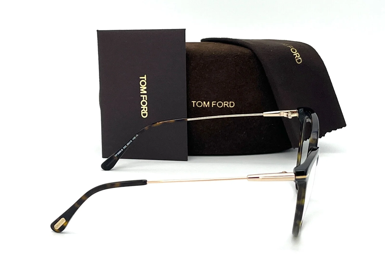 Tom Ford FT5688 -B 052 Havana / Blue Block 55mm Eyeglasses TF5688-B 2