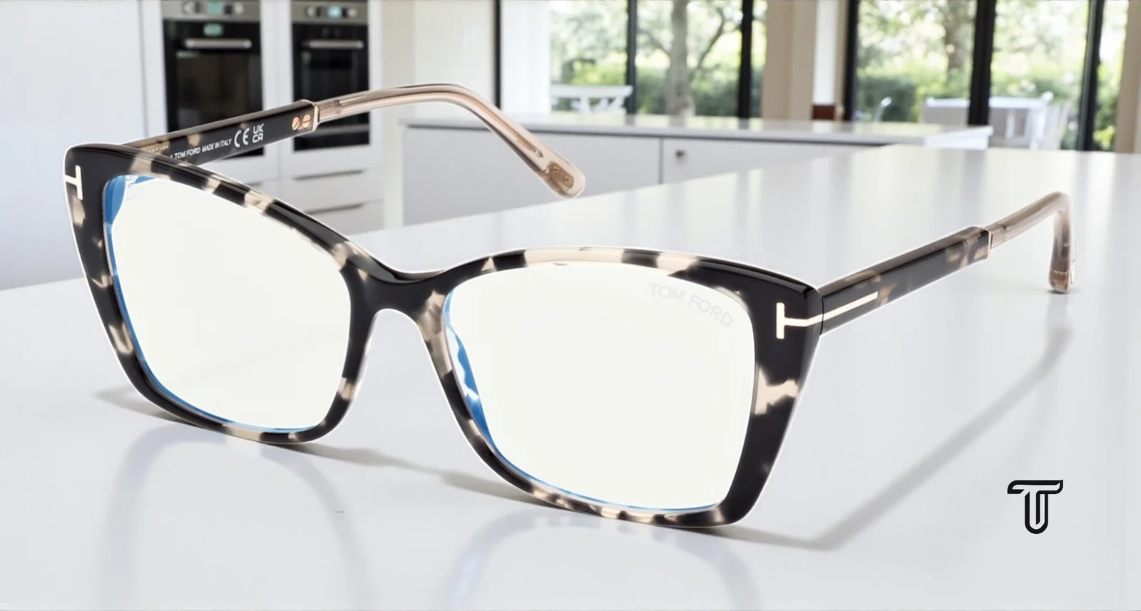 Tom Ford FT5893 B 005 Plastic Black Other 55 mm Women